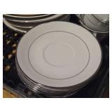 Style House Fine China Wedding Cup and Saucer Set + Extra Cups and Tea Pot from a different brand