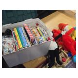 Lot of (1 Bin) Dr. Seuss Dolls and Books