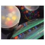 Lot of (2 Bins) Toys - Horses and Assorted Animals