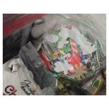 Lot of (5 Bins / Bags) Miscellaneous Craft Supplies