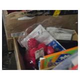 Lot of (5 Bins / Bags) Miscellaneous Craft Supplies