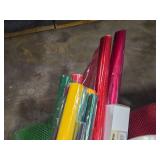 Rolls of Assorted Cello Wrap, Non-slip Drawer Liners, Lifetime Plastic Bags