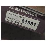 Lot of (4 Boxes) Metroflor Solidity Ceramic Tile Squares 16" (Slate) 10-count ( 40 total items )