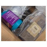 Miscellaneous Office Supplies - Clipboards, Cables, Counter Pens with Chain