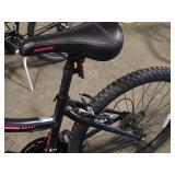 Mongoose Excursion 24" Mountain Bike 14" Black/Pink Frame