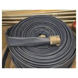 Lay Flat Firehose with Aluminum 1-1/2" NH Couplings 2-3/4"x50