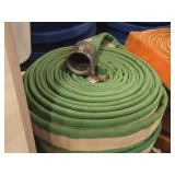 Lay Flat Firehose with Aluminum 2-1/2" NH Couplings 4"x50