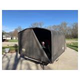 2007 NEWMAN/Snocaps Snowmobile Trailer w/ Cover - 3000 GVW - snowmobile/gear NOT included