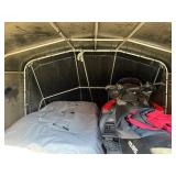 2007 NEWMAN/Snocaps Snowmobile Trailer w/ Cover - 3000 GVW - snowmobile/gear NOT included