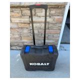 Kobalt Hand Tool Set - Dual Case with Sockets, Wrenches, Pliers & Screwdrivers & Kobalt Telescoping-Handle Rolling Cart with Dual Rails