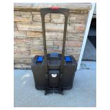 Kobalt Hand Tool Set - Dual Case with Sockets, Wrenches, Pliers & Screwdrivers & Kobalt Telescoping-Handle Rolling Cart with Dual Rails
