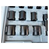 Chrome Vanadium Socket Set - 3/8 and 1/2 Drive - Metric 7-32mm in Case