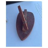 Mixed Lot - Wooden Crucifix, Metal Cross, Storage Box & Ceramic Animal Figurines