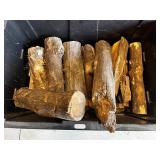 Assorted Firewood Logs in Tote - Ready for Burning