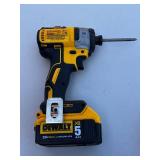 DEWALT DCF887 XR 20V MAX Cordless Impact Driver - 5Ah Battery, Bit Set & Nail Kit