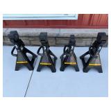 Torin 3-Ton Ratcheting Jack Stands (Lot of 4)