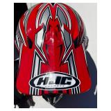 Castle Arai CL-X5 Helmet 7 5/8 - 7 3/4 - Red/Black Graphic, Snell Approved, Polaris Jacket, Gloves & More!