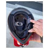 Castle Arai CL-X5 Helmet 7 5/8 - 7 3/4 - Red/Black Graphic, Snell Approved, Polaris Jacket, Gloves & More!