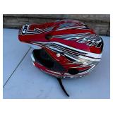 Castle Arai CL-X5 Helmet 7 5/8 - 7 3/4 - Red/Black Graphic, Snell Approved, Polaris Jacket, Gloves & More!