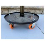 WEN Adjustable-Height Rolling Stool with Padded Seat
