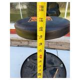 WEN Adjustable-Height Rolling Stool with Padded Seat