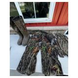 Scentlock XL Camouflage Rain Gear Coat and Bibs & Muck Boot Woody Max - Men