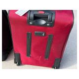 Pacific Coast Luggage Set - Red Upright & Navy Carry-On (2-Piece)