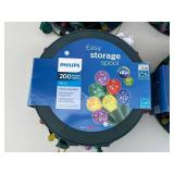 Philips 200 Sphere Lights Multi Color - Easy Storage Spool (Lot of 4)