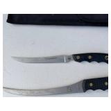 Knives of Alaska Kukri Style Hunting Knives - 2-Piece Set Como & Steelheader