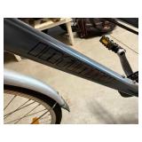Infinity Cycleworks City Hybrid Bicycle with Schwinn Saddle Bag and Front Basket
