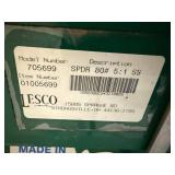 ESCO SPDR 80# Seed Spreader 5:1 SS - Model 705699, Made in USA