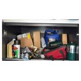 Pure Polaris, Rust-Oleum & Heet Automotive Fluids Cabinet - contents quantities unverified
