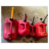 5-Gallon Gasoline Cans with Pour Spouts