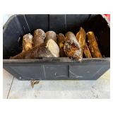 Assorted Firewood Logs in Tote - Ready for Burning