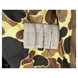 Camouflage Field Jacket with Front Zipper and Patch Pockets - no label