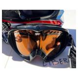 Castle Arai CL-X5 Helmet 7 5/8 - 7 3/4 - Red/Black Graphic, Snell Approved, Polaris Jacket, Gloves & More!