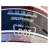 Castle Arai CL-X5 Helmet 7 5/8 - 7 3/4 - Red/Black Graphic, Snell Approved, Polaris Jacket, Gloves & More!
