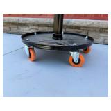 WEN Adjustable-Height Rolling Stool with Padded Seat