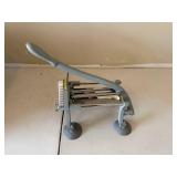 Vintage Adjustable Stand with Curved Arm and Grid Platform - Industrial Lab Equipment