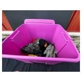 Wyoming Knife Field Dresser, Mossy Oak Cap America Camouflage Apparel with NRA Patches - Assorted Outdoor Gear & More in Storage Tote