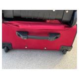Pacific Coast Luggage Set - Red Upright & Navy Carry-On (2-Piece)