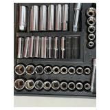 Craftsman Sears Socket Set - 1/4-Inch, 3/8-Inch & 1/2-Inch Drive with Extensions (incomplete)