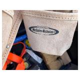 Assorted Leather Tool Pouches, Bristle Brushes & Straps - Mixed