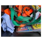 Assorted Leather Tool Pouches, Bristle Brushes & Straps - Mixed