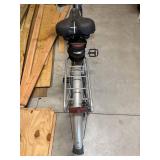Infinity Cycleworks City Hybrid Bicycle with Schwinn Saddle Bag and Front Basket