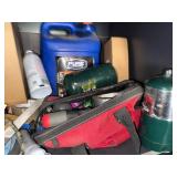 Pure Polaris, Rust-Oleum & Heet Automotive Fluids Cabinet - contents quantities unverified