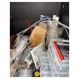 Assorted Hardware Lot - Bolts, Nuts, Screws, Washers & WD-40 Sprays - content quantities unverified