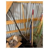 Assorted Garden Tools & Accessories - Plant Cages, Tarps & More
