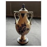 MacLeod Monaco Delftware & West German Lead Crystal Handcut Pitcher - Assorted Glassware
