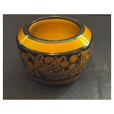 Berezka Khokhloma Style Russian Lacquered Wood Bowl & Lidded Jars Set